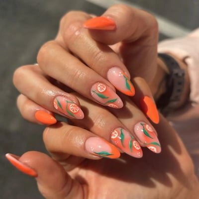 nail art estiva frutta